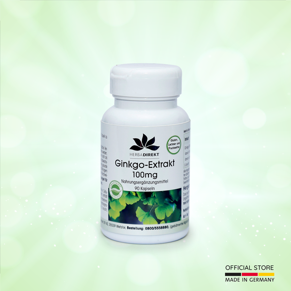 Hoạt huyết tăng cường lưu thông máu lên não - WARNKE GINKGO BILOBA EXTRAKT 100mg (Hộp 90 viên)