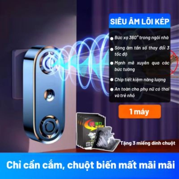 Máy đuổi chuột sóng siêu âm