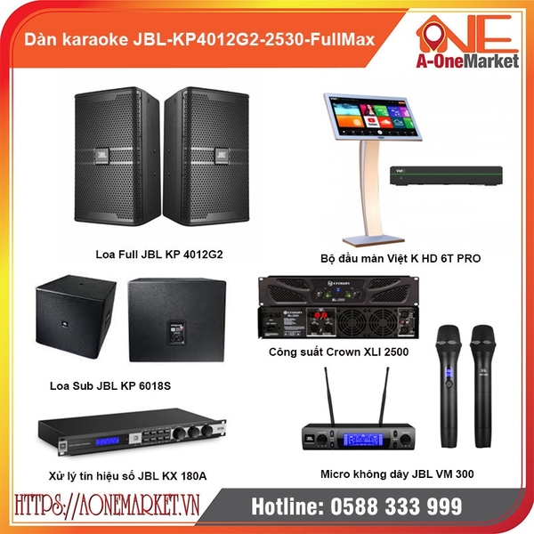 Dàn karaoke kinh doanh KP4012G2-2530-Full