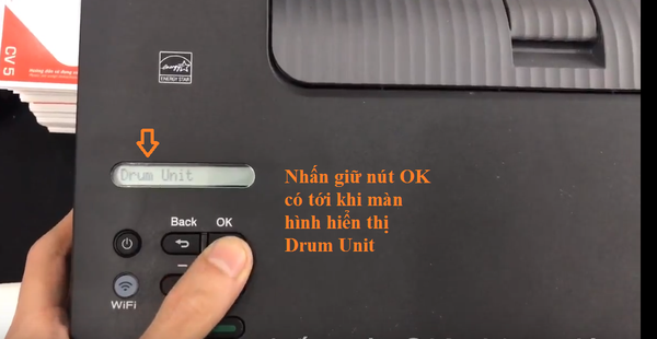 reset Drum máy in Brother 2366dw