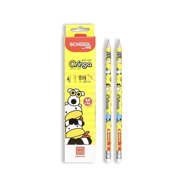 Bút Chì Oringa 2B Kèm Tẩy