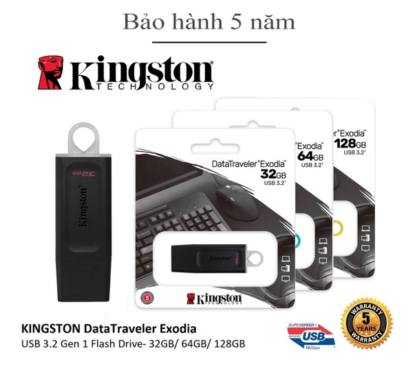USB Kingston 3.2 Gen 1 DataTraveler Exodia