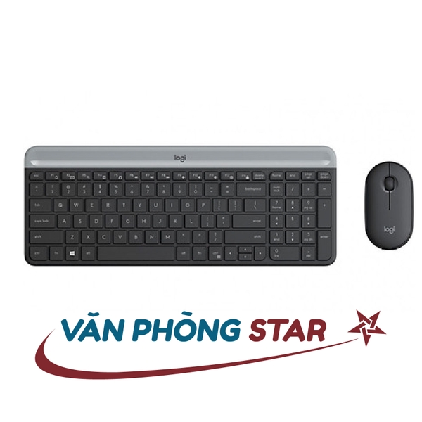 Bộ bàn phím chuột không dây Logitech MK470 USB-Wireless