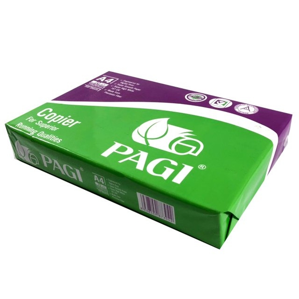 (Combo 5 Ram)Giấy A4 Pagi 70 Xanh Tím – Giấy In Văn Phòng Tiết Kiệm, In Số Lượng Lớn