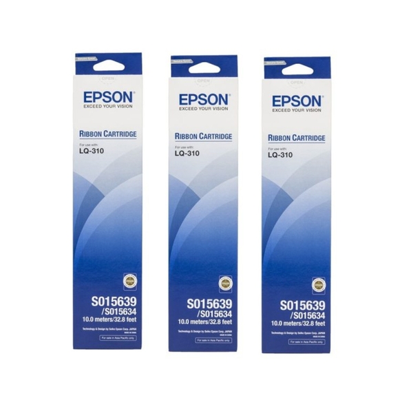 (Combo 3 cái)Ribbon Băng Mực Epson LQ310/ LX-310 CHÍNH HÃNG