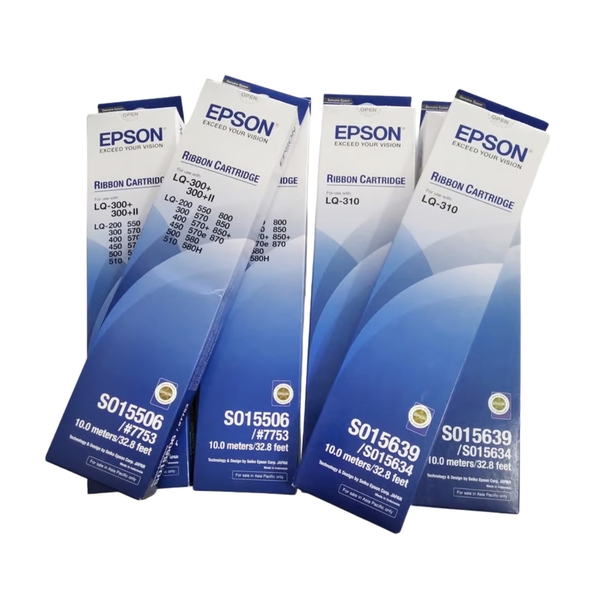 (Combo 5 cái)Ribbon Băng Mực Epson LQ310/ LX-310 CHÍNH HÃNG