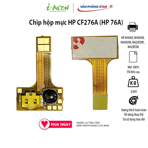 Chip hộp mực HP CF276A