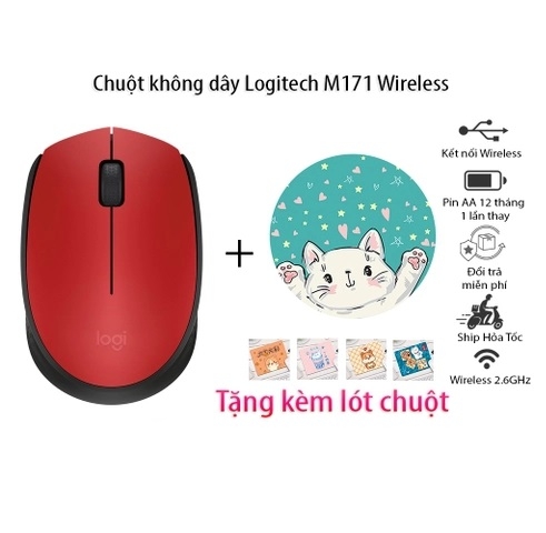 Chuột không dây Logitech wireless M171