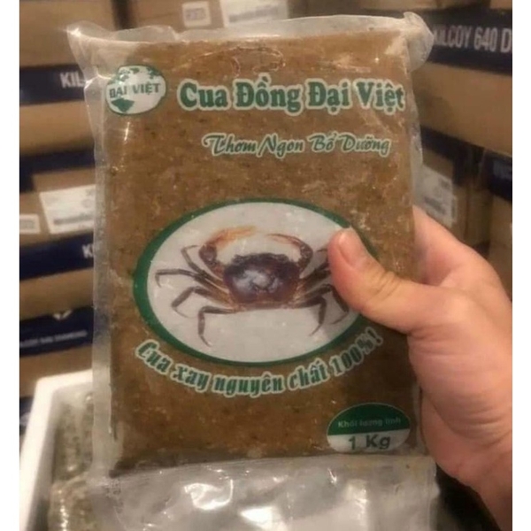 Cua đồng xay Đại Việt túi 1kg