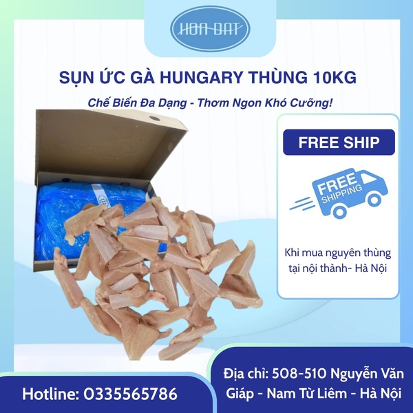 Sụn ức gà Hungary 10kg