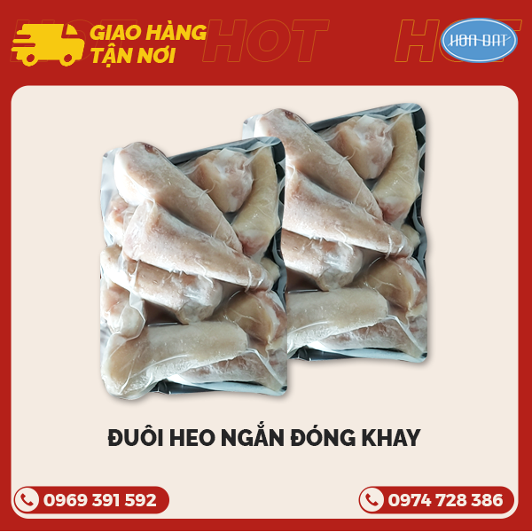 Đuôi heo ngắn đóng khay 1kg