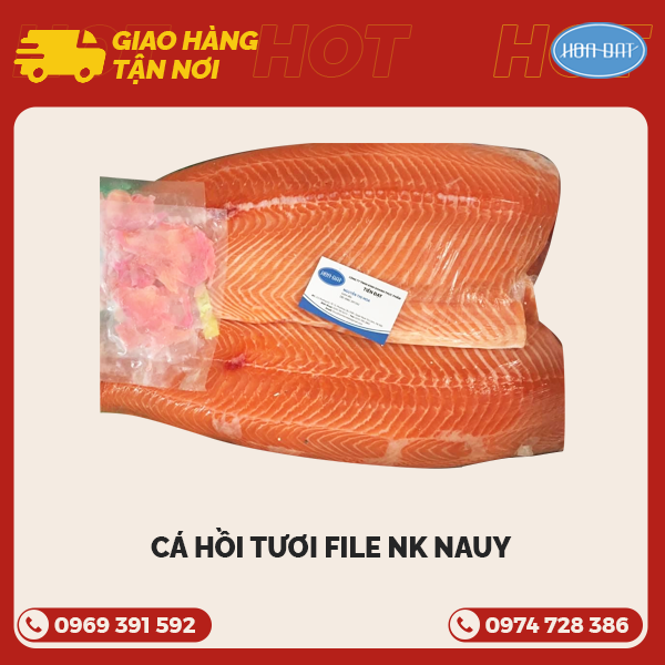 Cá hồi tươi Phi Lê NK Nauy