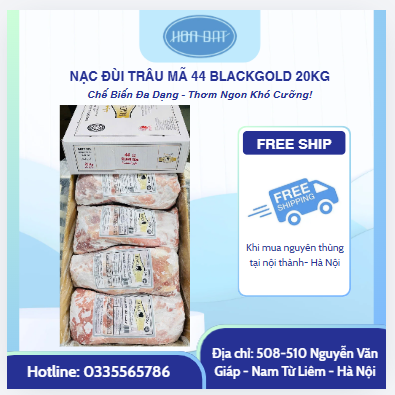 NẠC ĐÙI TRÂU MÃ 44 BLACKGOLD 20KG