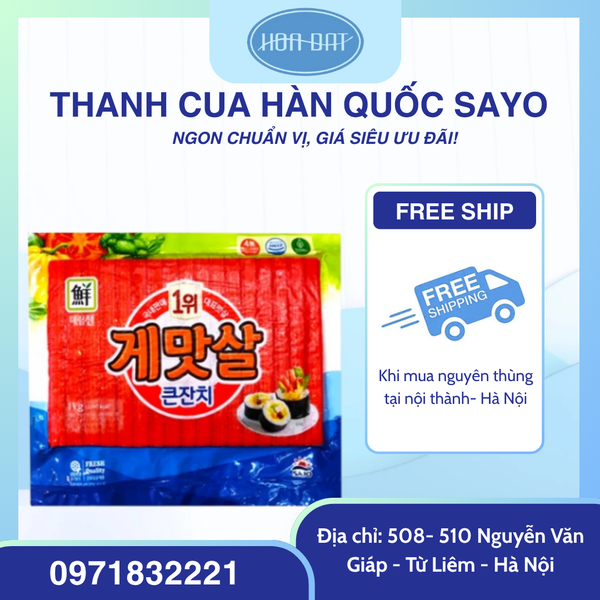 Thanh cua Hàn Quốc Sayo túi 1kg