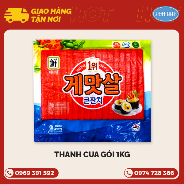 Thanh cua Hàn Quốc Sayo túi 1kg