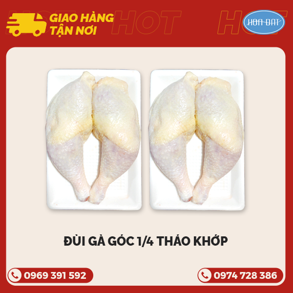 Đùi gà góc ¼ tháo khớp 1kg