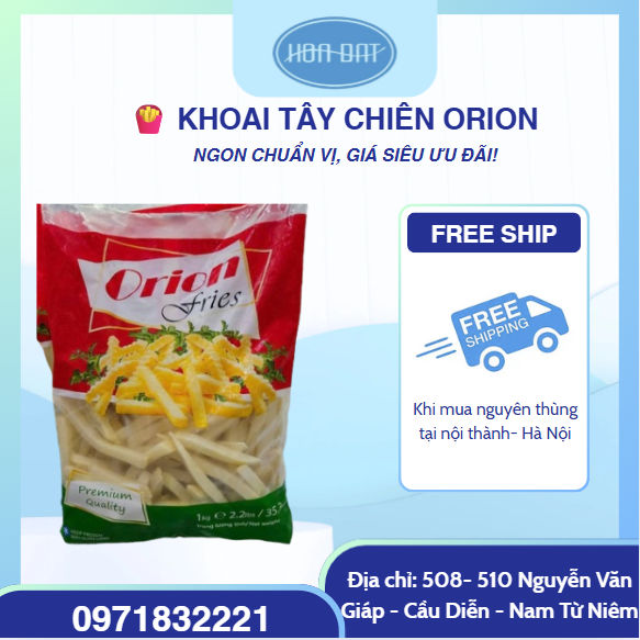 🍟 KHOAI TÂY CHIÊN ORION  túi 1kg