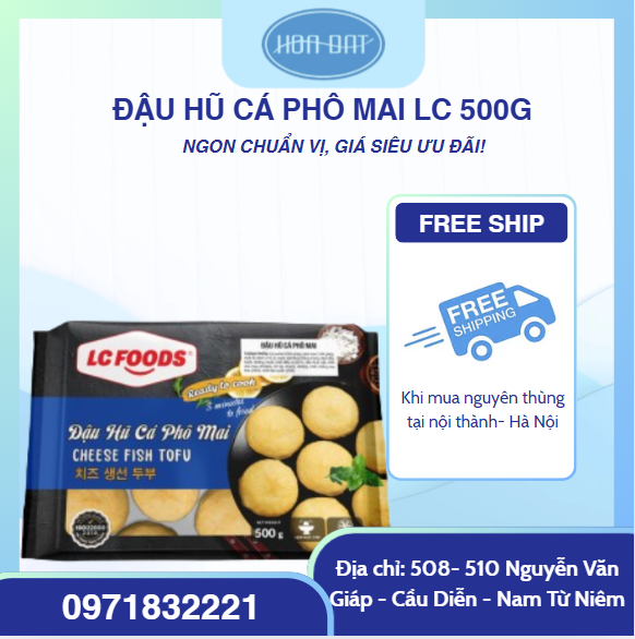 Đậu hũ cá phô mai LC 500g