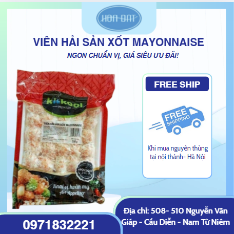 Viên hải sản xốt Mayonnaise Kitkool 500gr