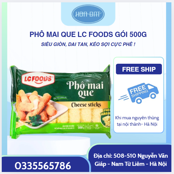 PHÔ MAI QUE LC FOODS gói 500g