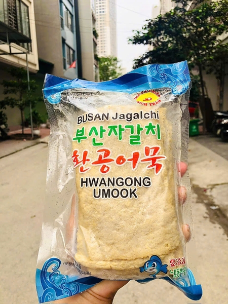 Chả cá miếng Hàn Quốc 450g (thùng 24 gói)