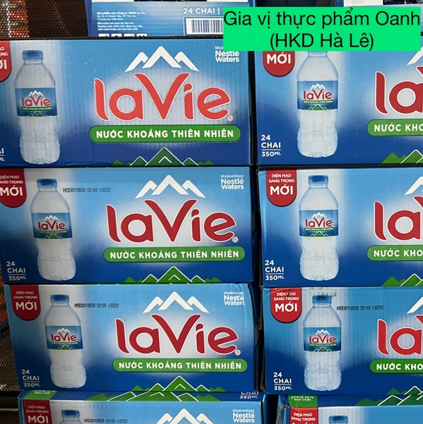 (Thùng 24) Nước khoáng LAVIE 350ml