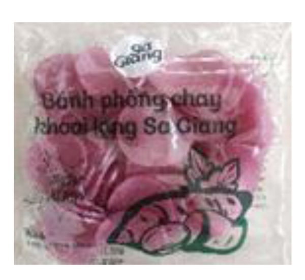 BÁNH PHỒNG KHOAI LANG TÍM Sa Giang (100g)
