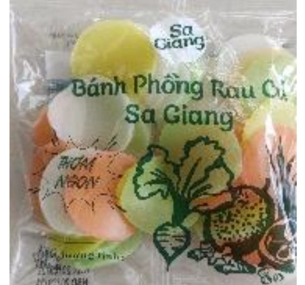 BÁNH PHỒNG RAU CỦ Sa Giang (100g)