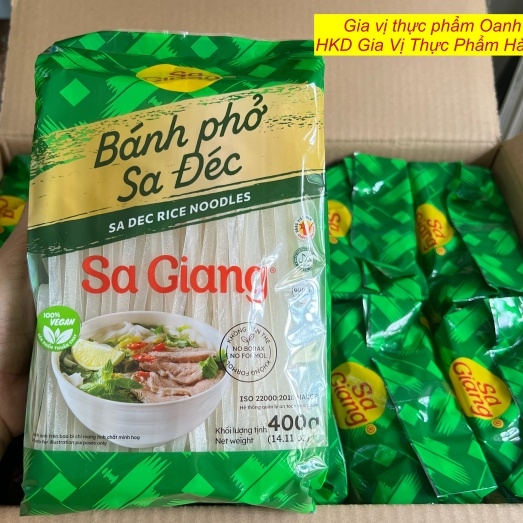 (Thùng 20) BÁNH PHỞ SA ĐÉC Sa Giang (400g)