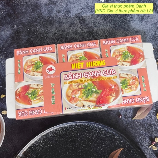 (Lốc 12) Viên gia vị BÁNH CANH CUA Việt Hương