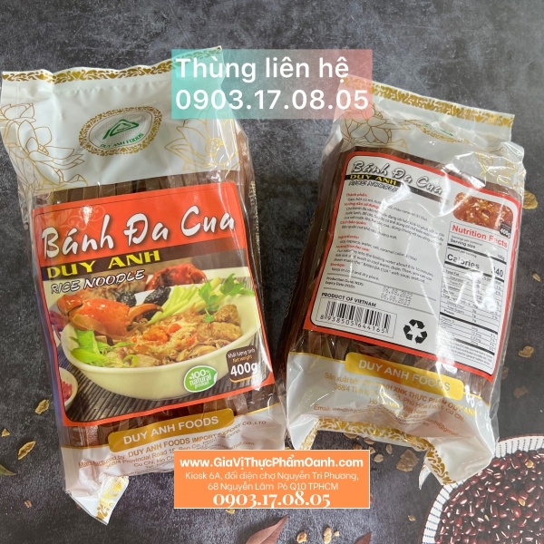 (Thùng 30) Bánh đa cua (400g)-DUY ANH