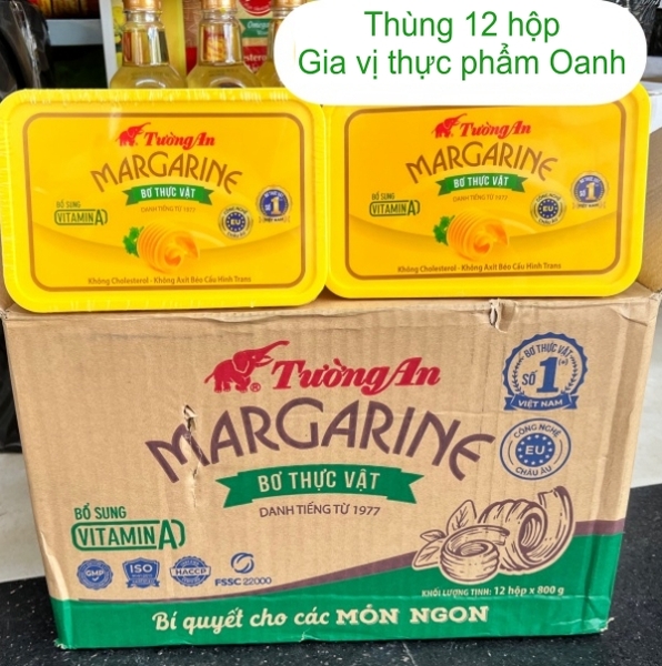 (Thùng 12) Bơ Magarine Tường An (800gr)
