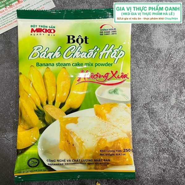 Bột bánh chuối hấp Hương Xưa (250gr)