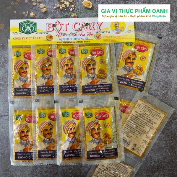 Bột cà ry Vianco 3.5gr  (LỐC 5 XÂU 100 GÓI)