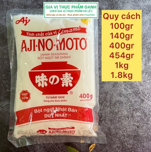 (Thùng 30) Bột ngọt Ajinomoto 400gr hạt nhỏ