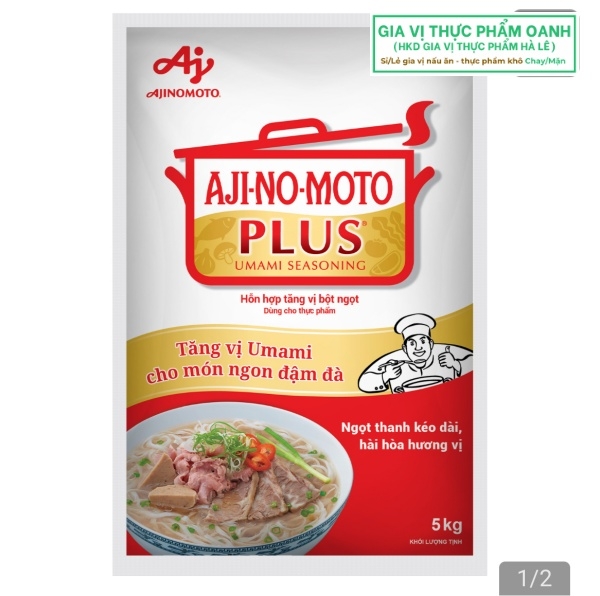 (Thùng 4) Ajinomoto Plus 5Kg