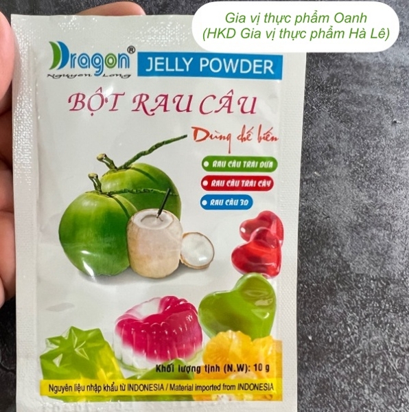 Rau câu trái dừa Dragon (10gr) làm 8 trái dừa xiêm