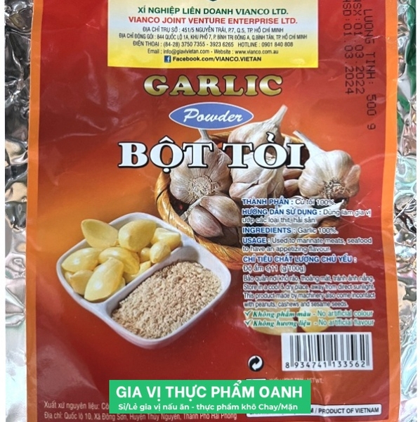 Bột tỏi Vianco