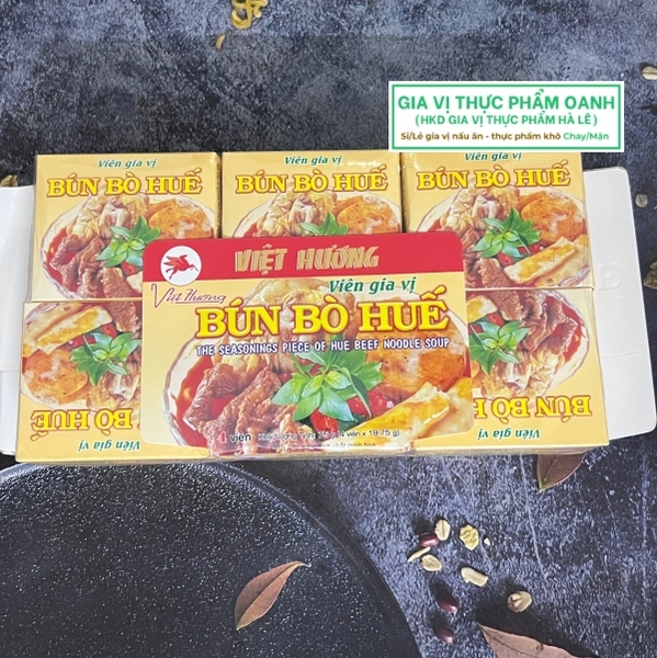 (Lốc 12) Viên gia vị BÚN BÒ HUẾ Việt Hương