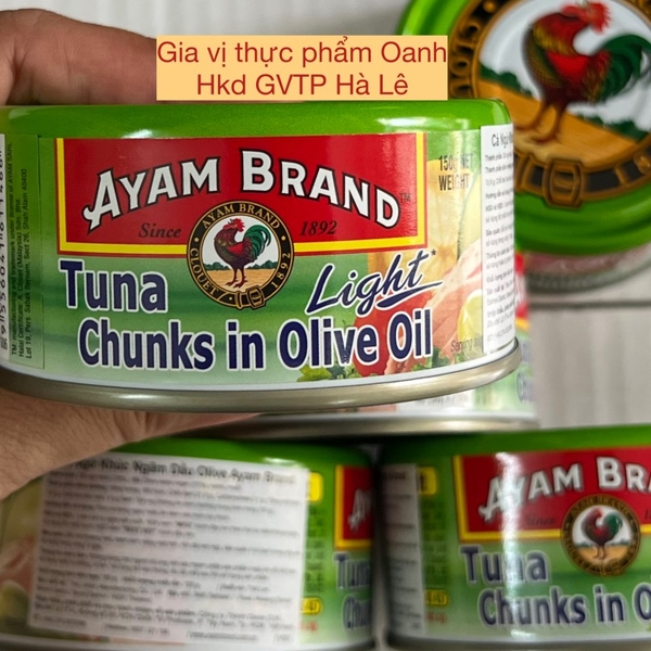 Cá ngừ khúc ngâm dầu olive Ayam Brand (150gr)