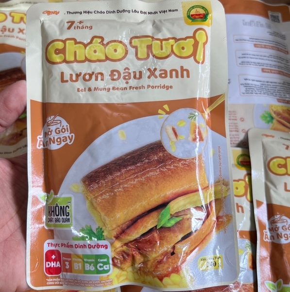 Cháo tươi Cây Thị lươn đậu xanh (240gr)