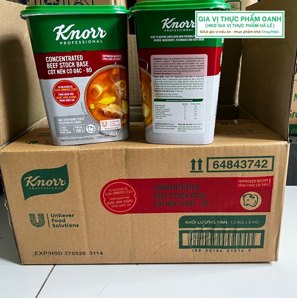 Cốt nền bò cô đặc Knorr (1,5kg)