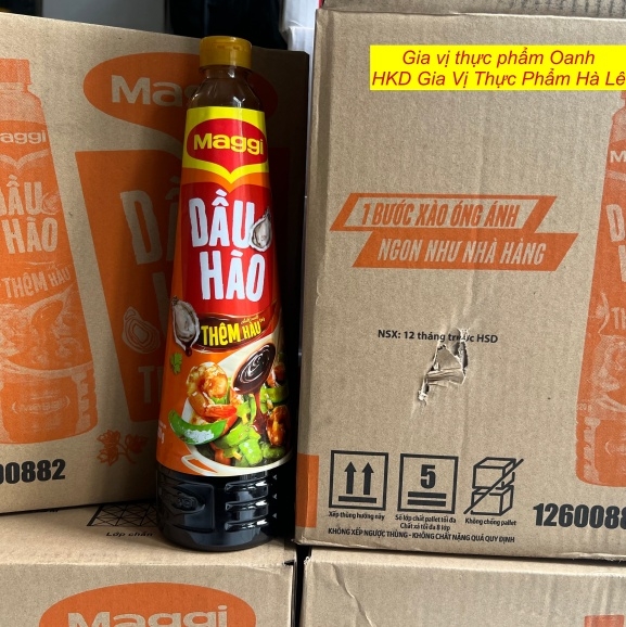 (Thùng 12) Dầu hào Maggi 820gr