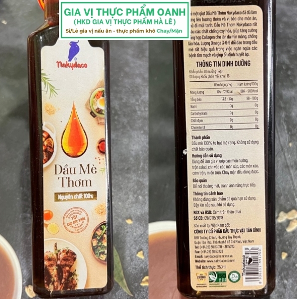 Dầu mè thơm Nakydako (115ml)