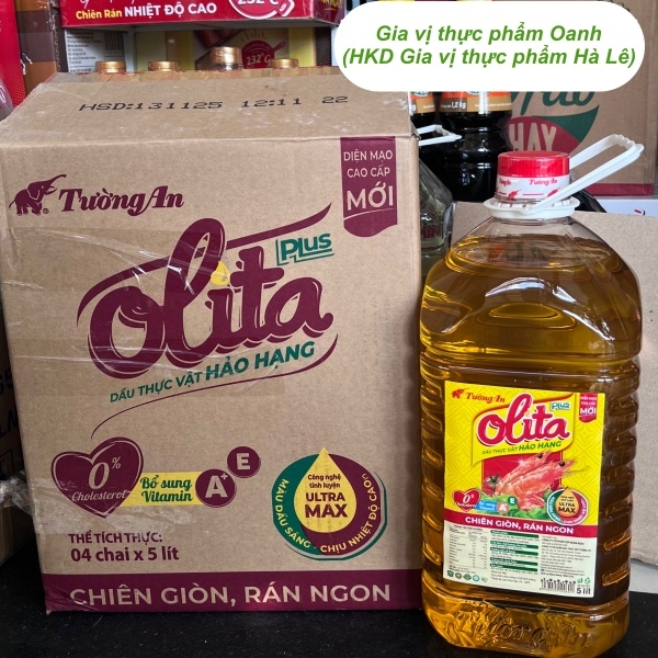 (Thùng 4) Dầu ăn Olita Tường An (5L)