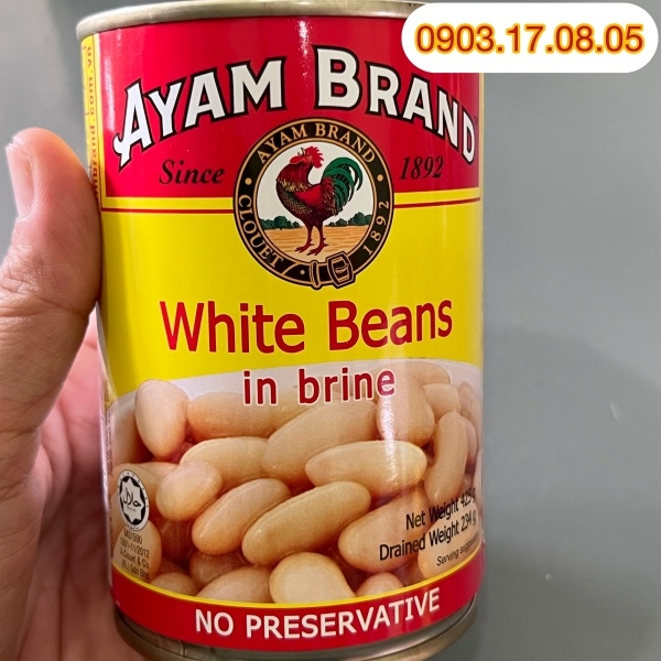 Đậu trắng Ayam Brand (425gr)
