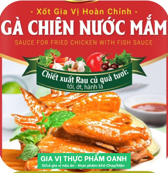 Gia vị hoàn chỉnh GÀ CHIÊN NƯỚC MẮM Barona (80gr)
