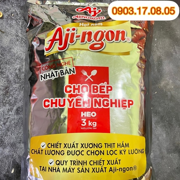 Hạt nêm heo Aji Ngon 3kg- 0903170805