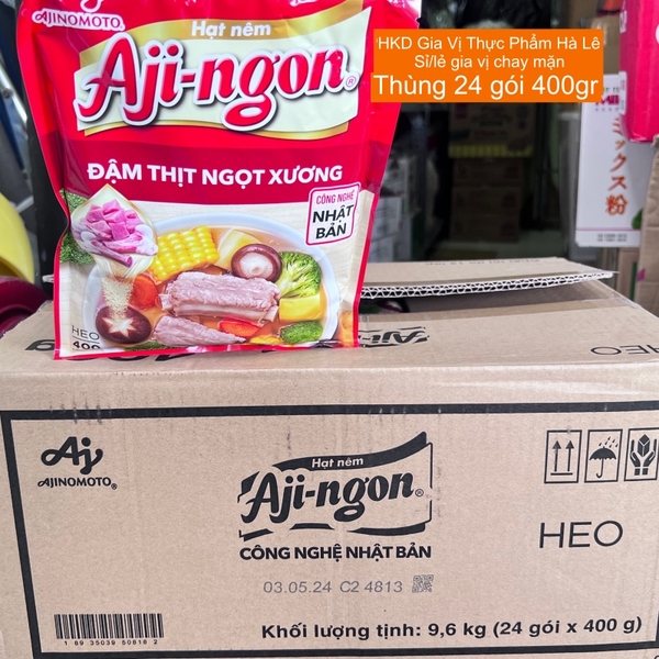 Hạt nêm heo Aji Ngon 400gr