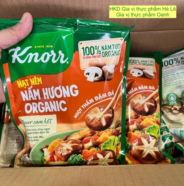 Hạt nêm nấm hương Organic Knorr 380gr